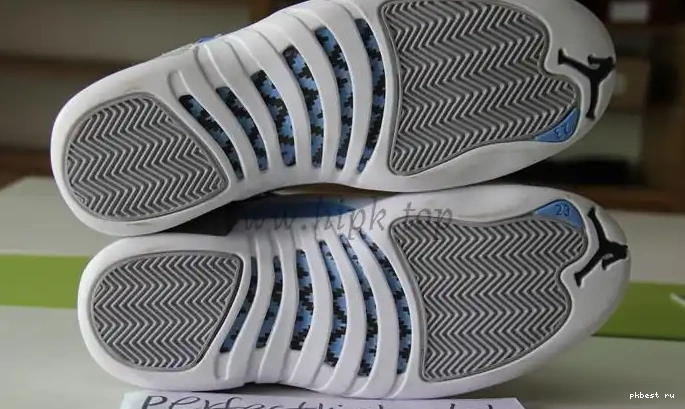 University 12 Jordan Air Blue Grey 0611